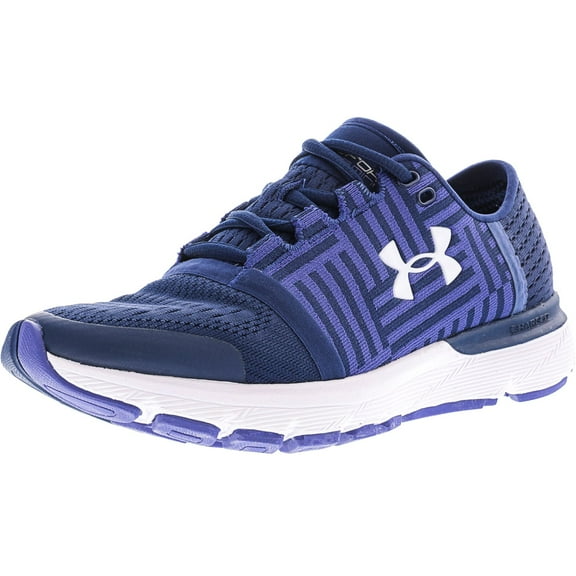 Under Armour Women's Speedform Gemini 3 Blackout Navy / Deep Periwinkle White Ankle-High Running Shoe - 7M