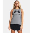 thumbnail image 1 of Under Armour Women's Sportstyle Graphic Tank (Steel Heather,Women,XS), 1 of 1