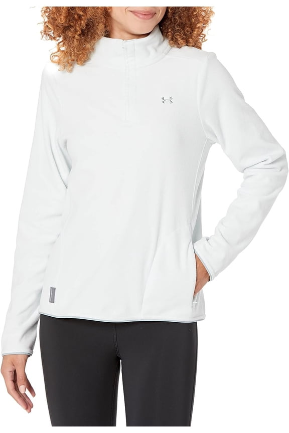 Women's Standard Polartec Forge 1/4 Zip, 592 Illusion Green / / Opal Green, X-Large