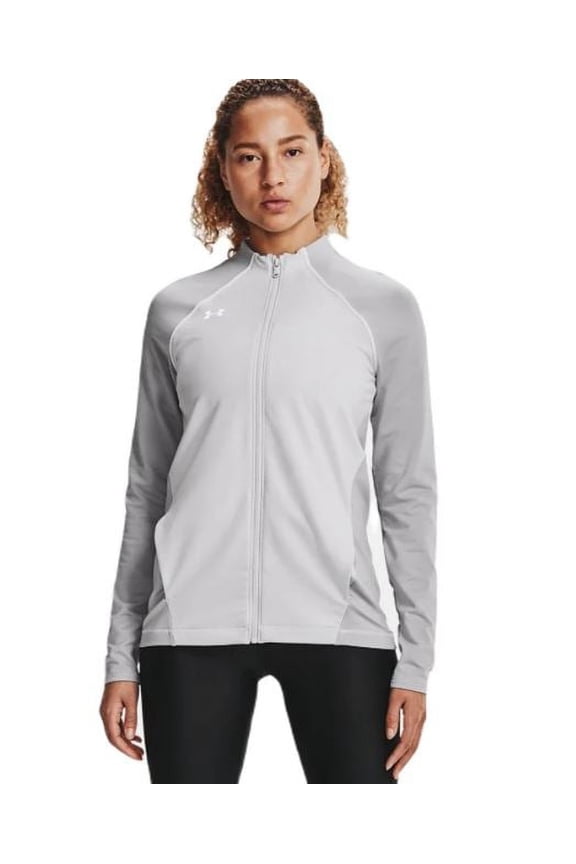 Women's Standard Tech Full Zip, Halo Gray/White
