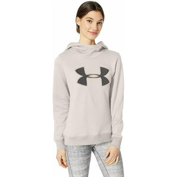 Under Armour Women's Synthetic Fleece Pullover, Ghost Gray Size XL
