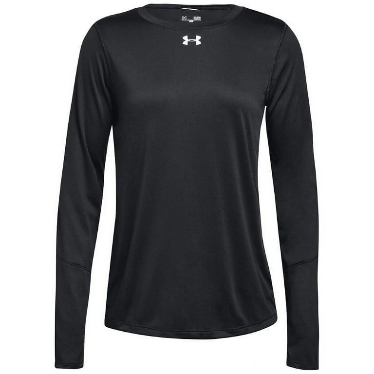 Under Armour Women's Team Tech Loose Black Long Sleeve Shirt S