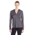 thumbnail image 1 of Under Armour Women's Tech Long Sleeve Hoodie, Carbon Heather/Black, Medium, 1 of 1