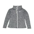 thumbnail image 1 of Under Armour Women's Tech Twist Full Zip Shirt, Black \ Metallic Silver,XS - US, 1 of 4