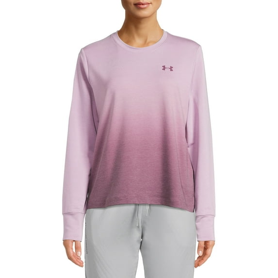 Under Armour Women's Terry Gradient Crewneck Sweatshirt