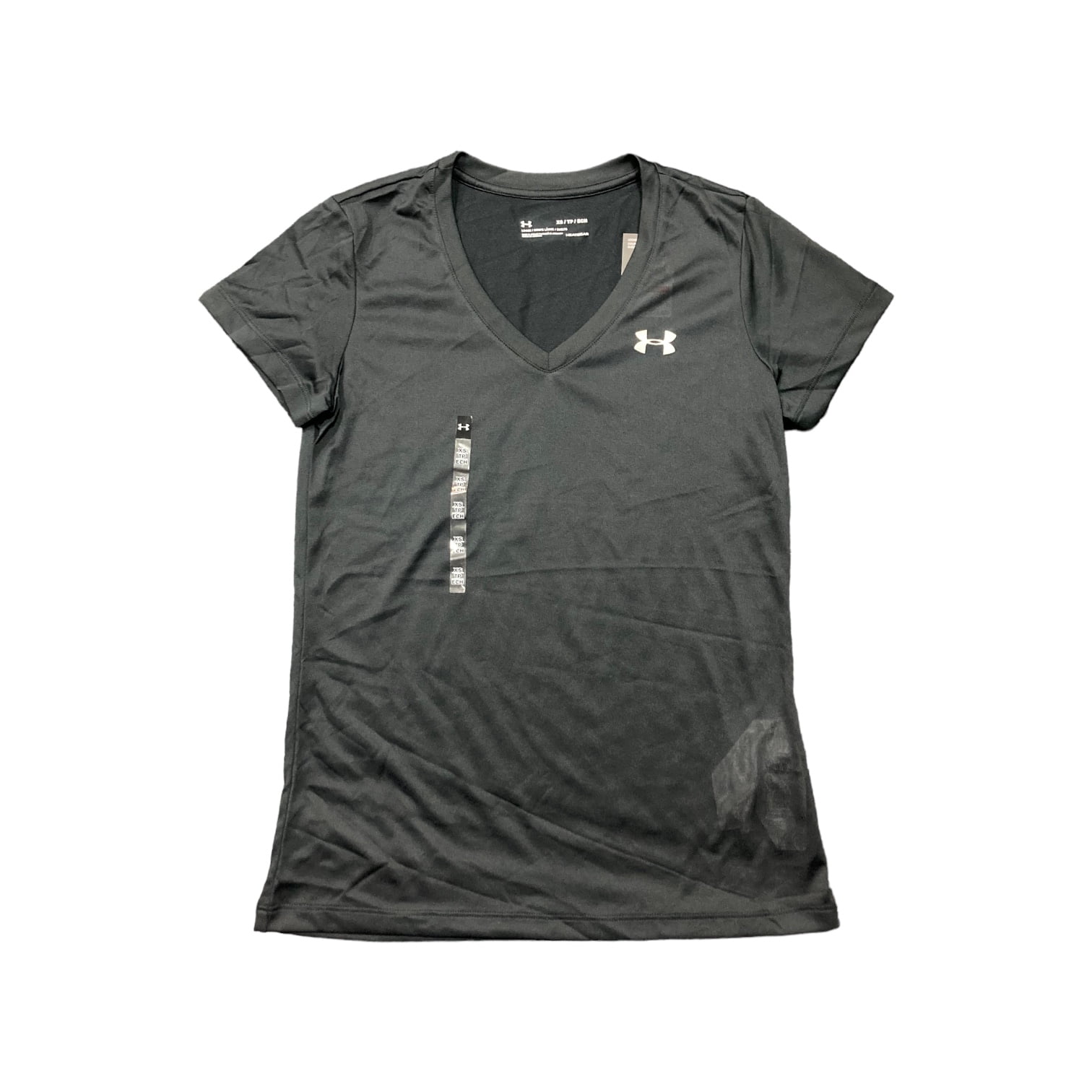 (取寄) アンダーアーマー レディース テック ショート スリーブ V-ネック ソリッド Under Armour women Tech Short Sleeve V-Neck Solid Castlerock/Black Amazon.com: Under Armour Womens Tech Short Sleeve V Neck