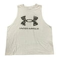 thumbnail image 1 of Under Armour Women's UA Live Sportstyle Sleeveless Graphic Tank (Grey/Penta Black , XS), 1 of 2