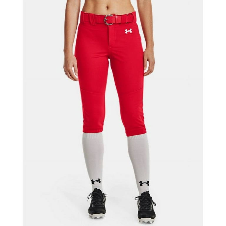 Under Armour Women's Utility Fastpitch Softball Pants Red M M/Red