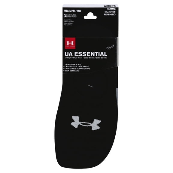 Under Armour Womens 3 Pack Signature Sock Liners