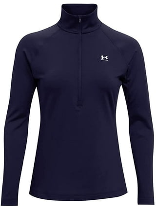 Under armour black half zip women's sale