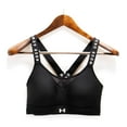 thumbnail image 1 of Under Armour Womens Black White Infinity Cross-Back Padded Sports Bra Sz XXL $60, 1 of 4