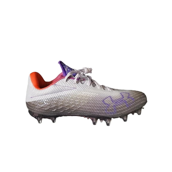 Under Armour Womens Blur Smoke MC Gray Purple Size 10 Soccer Cleats 3025123-100