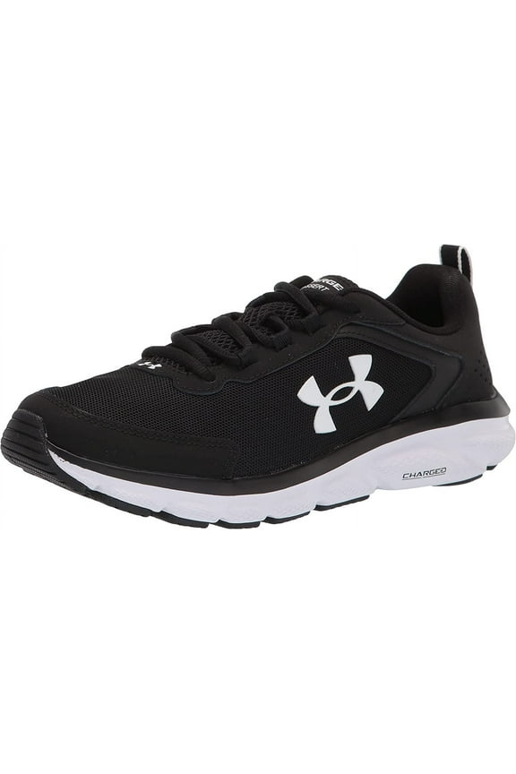 Women's UA Charged Assert 9 Running Shoes Black/White/White - 3024862-001