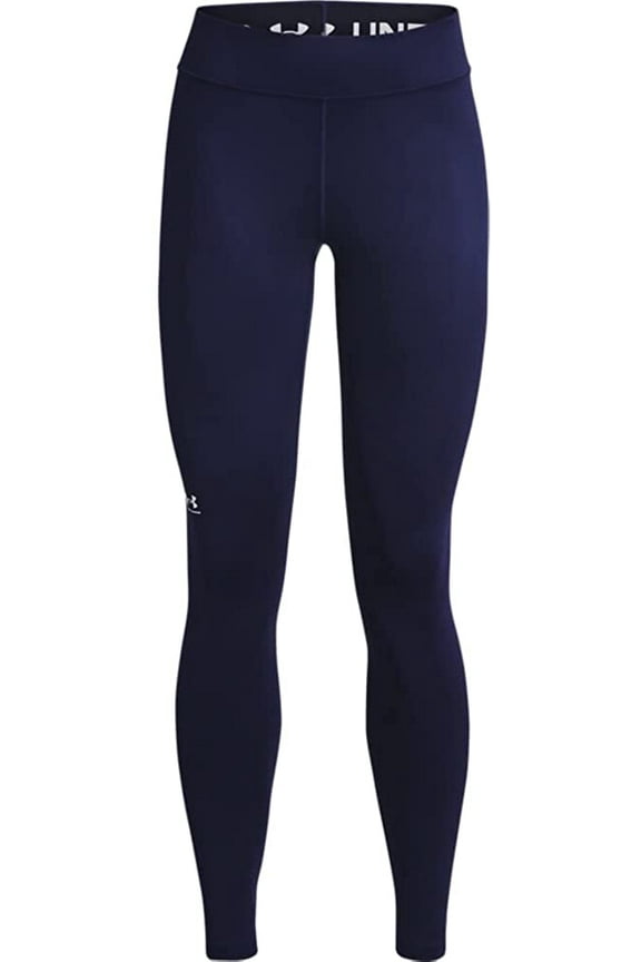 Womens ColdGear Authentics Leggings Midnight Navy 410/White XX-Large