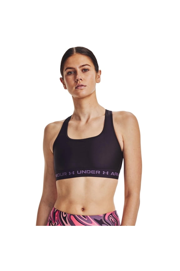 Womens Crossback Mid Impact Sports Bra, (541) Tux Purple / / Retro Purple, X-Small