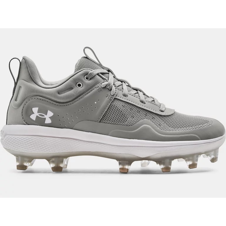 Under Armour Womens Glyde MT TPU Softball Cleats Gray | Gray  display picture 3