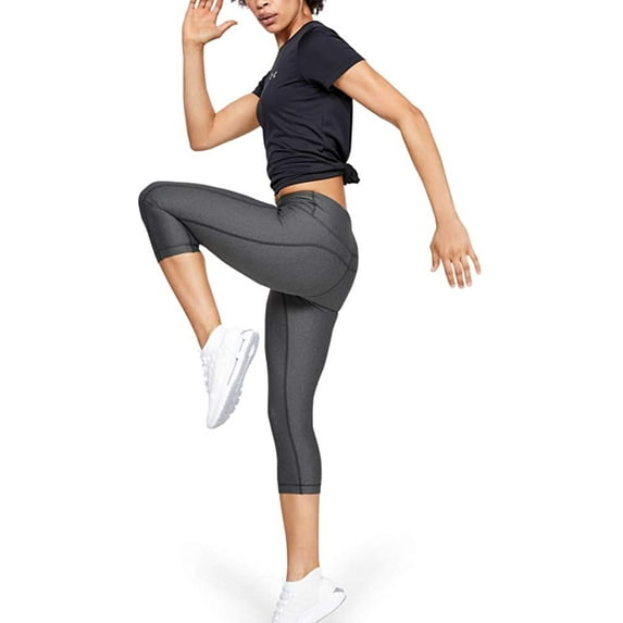 Under Armour Womens HeatGear Armour Hi-Rise Capri Leggings