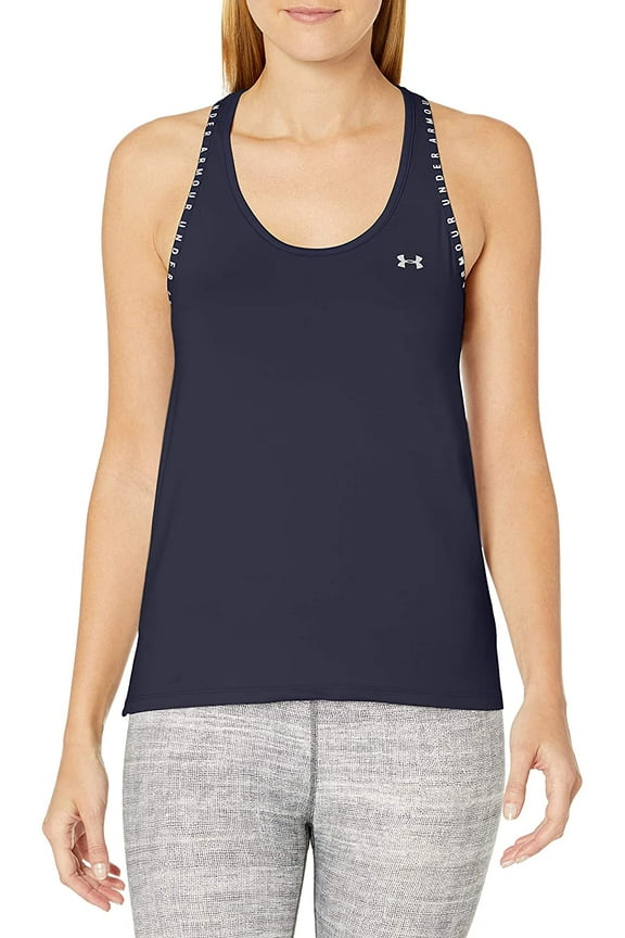 Womens Knockout Tank Top Midnight Navy 410/White Large