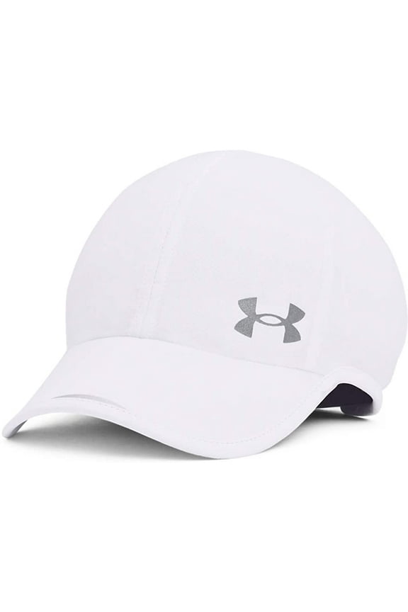 Womens Launch Run Hat White 100/Reflective One Size