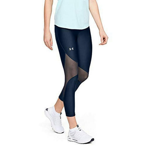 Under Armour Womens Project Rock Ankle Crop XL Blue 1346016-408