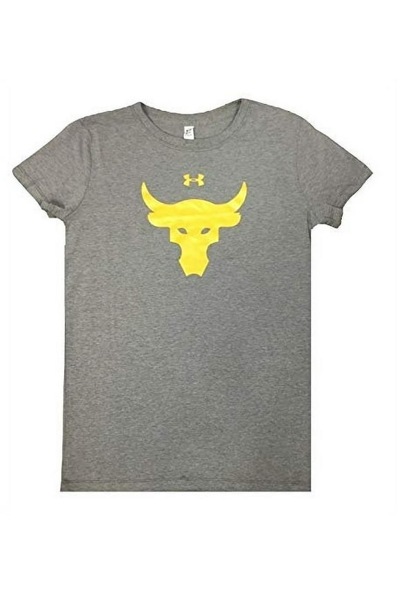 Womens Project Rock Shirt Heather Gray XS 1311013-090