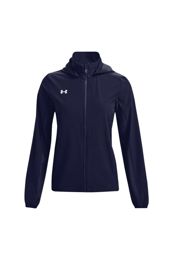 Womens Squad 3.0 Warmup Full Zip Jacket Midnight Navy MD