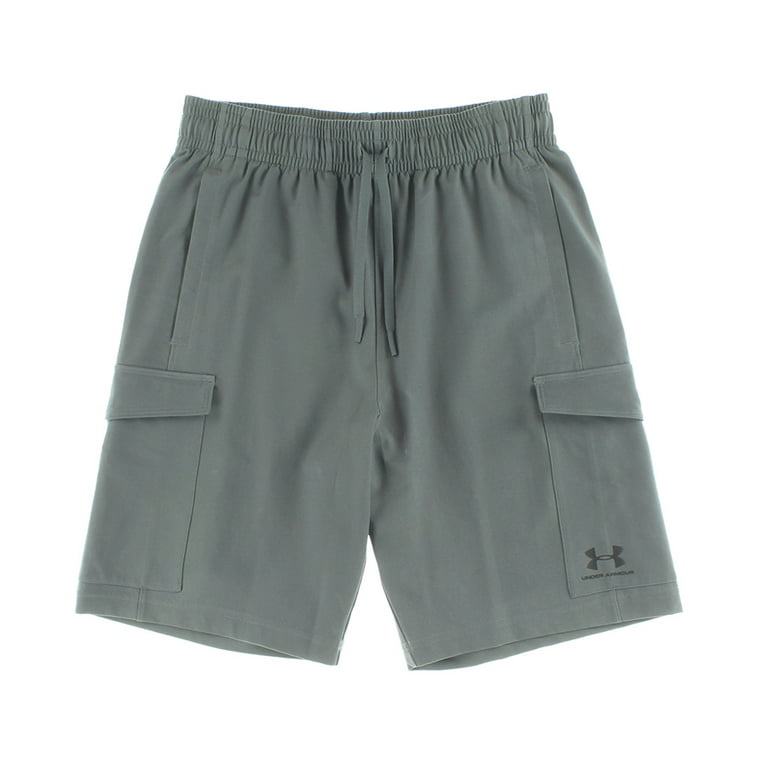 Under Armour Woven Cargo Short Mens Active Shorts Size S, Color: Grey 