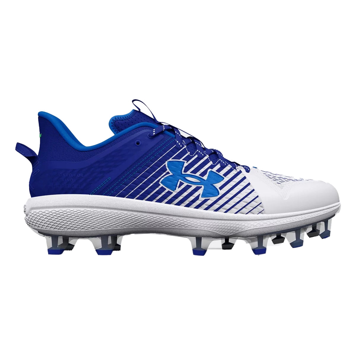 Under Armour Yard Low TPU Baseball Cleats Royal White Size 8 Medium Walmart