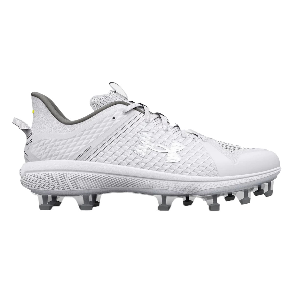 Under Armour Yard Low MT‎ TPU men’s Baseball Cleats shoes white #3025591 size 8 Men main image 2