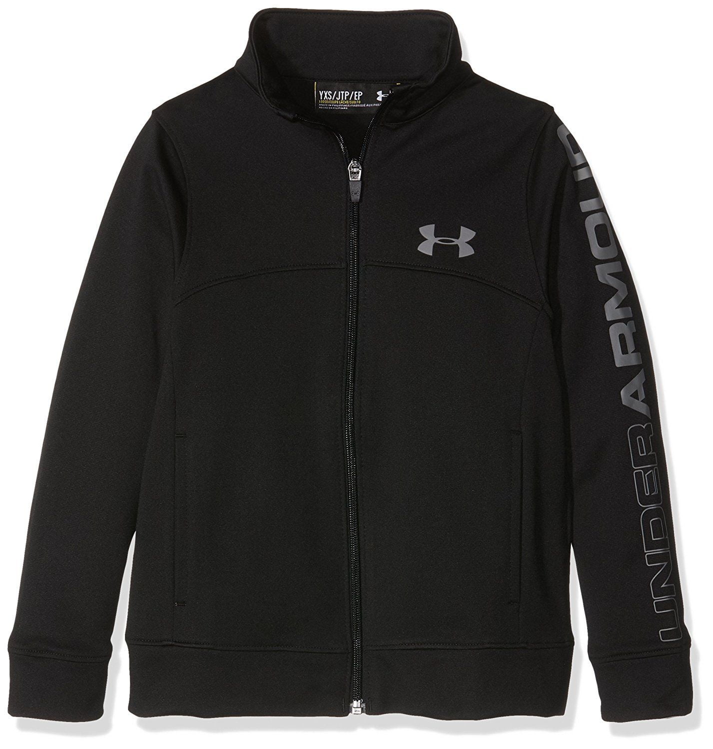 Under Armour Youth Boys UA Pennant Warm Up Jacket 1281069 Black