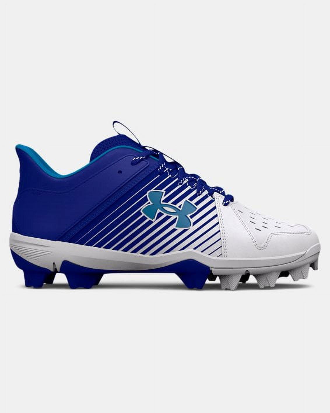 Under Armour Youth Leadoff Low Rm Jr Molded Baseball Cleat Royal/White