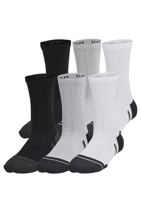 Youth Performance Tech Crew Socks - 6 Pack