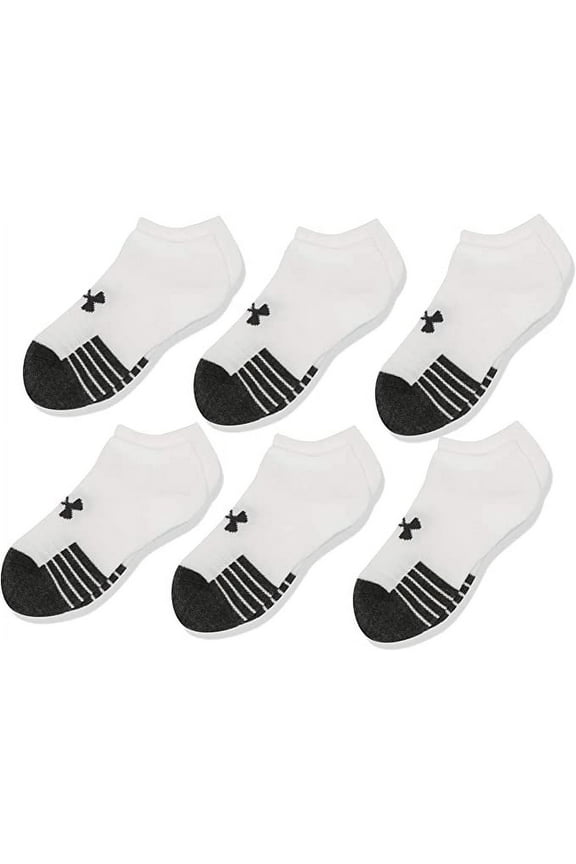 Youth Performance Tech No Show Socks 6 Pack