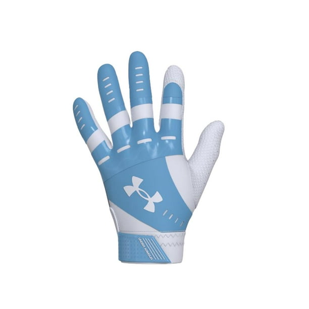 Blue under armour batting gloves sale