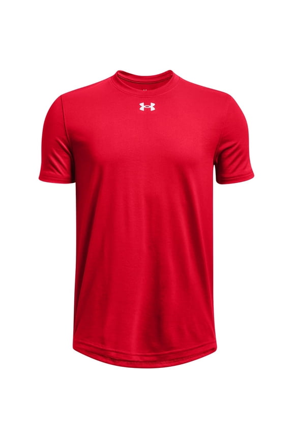 Youth Team Tech Short Sleeve Shirt YLG Scarlet