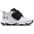 thumbnail image 1 of Under Armour Zone BB 2 Little Kids' Basketball Shoes Color: White White Black Size: 1, 1 of 5