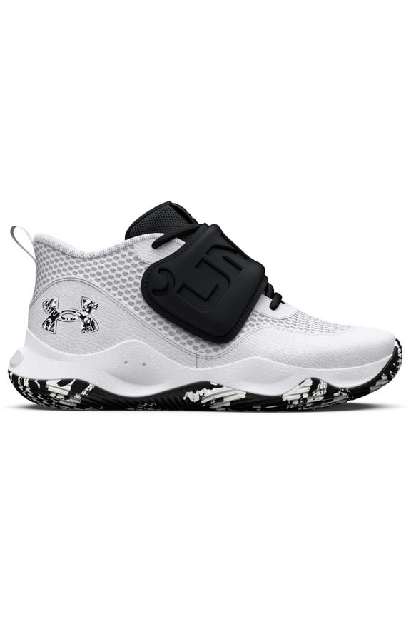 Zone BB 2 Little Kids' Basketball Shoes Color: White White Black Size: 3