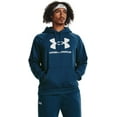 thumbnail image 1 of Under Armour mens Rival Fleece Logo Hoodie, 426 Varsity Blue / / White, 3X-Large Tall, 1 of 4