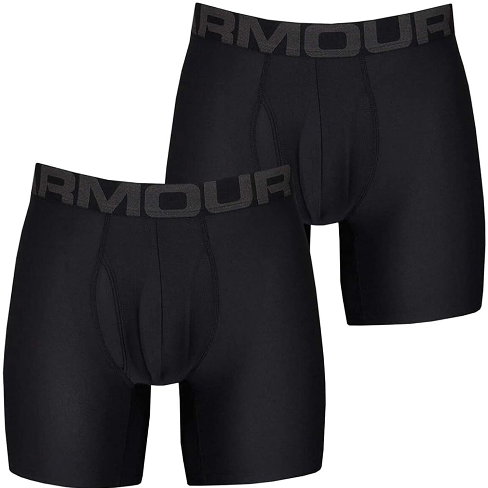 Under Armour Men's Boxer Brief 2 Pack UA Tech 6 Under Armour Men's Boxer Brief 2 Pack UA Tech 6