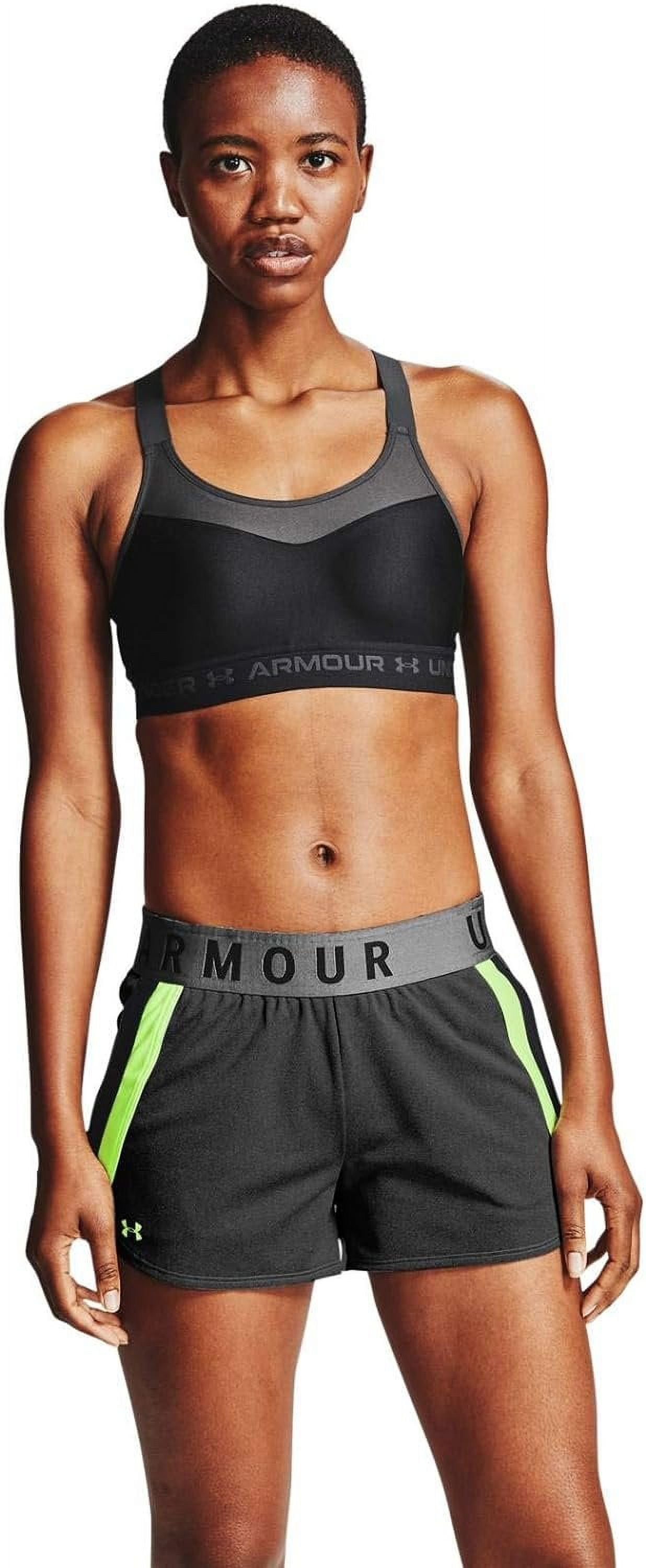 Under Armour womens Armour High Impact Crossback Bra , Black 001/Jet ...