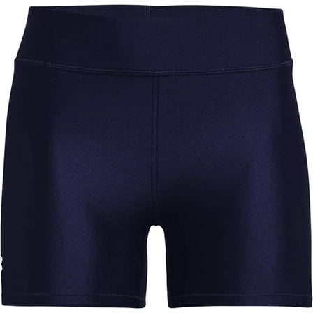 Under Armour womens Heatgear Armour Mid Rise Middy 12-14 Midnight Navy/White