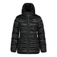 thumbnail image 1 of Under Armour womens Quilted Jacket, Front Pockets & Hooded Back, Mid-weight Water Repellent Puffer Jacket, Shimmer Black, Medium US, 1 of 1