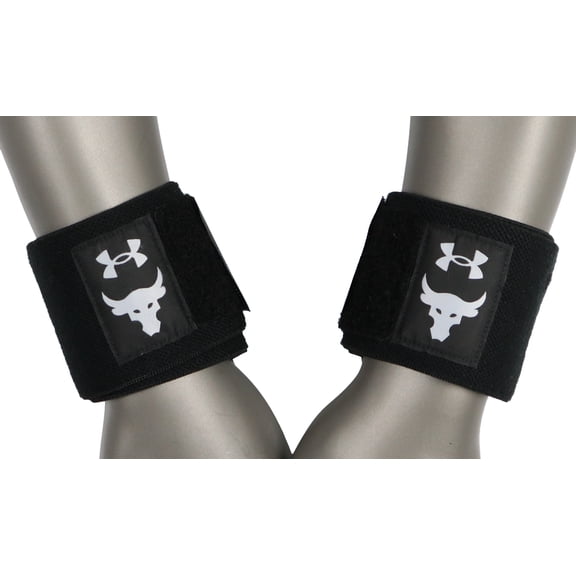 Under Armour x Project Rock Wrist Wraps One Size Black Gray