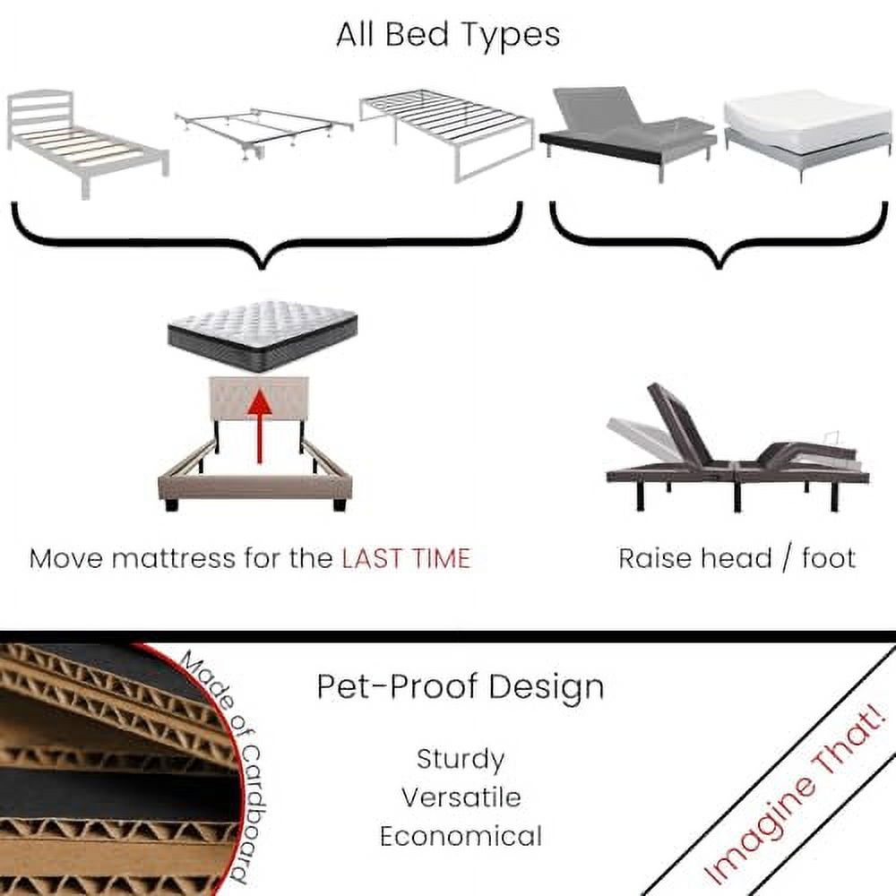 Under Bed Blocker for Pets New Patented Design Whole Bed Kit + Video