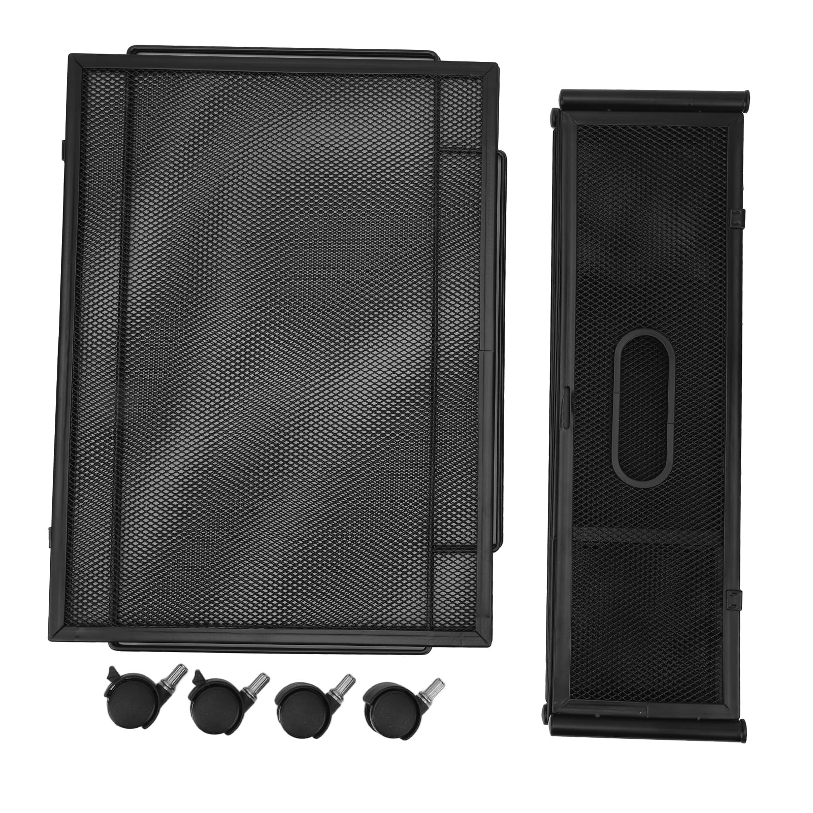 Under Bed Organizer With Wheels, Metal Drawer For Bedroom Storage, Pull ...