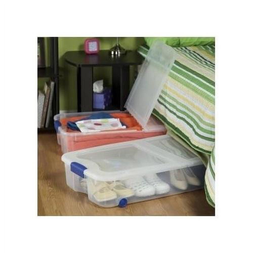Under Bed Plastic Storage Bin Unit Boxes Are Containers For Clothes
