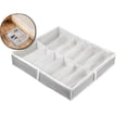 thumbnail image 1 of Under Bed Shoe Storage Organizer(6 Pairs), 5.1" Tall Fabric Shoes Container Box with Clear Cover, Foldable Storage Bag with Handle, 1 of 7