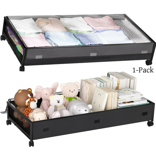 Large 57.8L UnderBed Storage Container Strong Metal