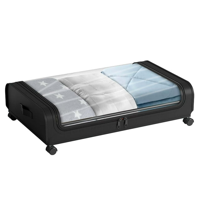 Under Bed Storage Container with Wheels, Under Bed Shoe Storage Drawer