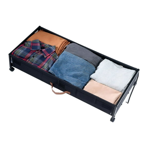 Under Bed Storage Containers with Wheels 36 x 18.1 Inch, 2 Pack